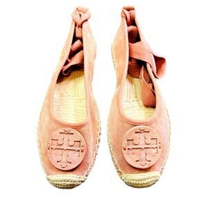 Tory Burch Minnie Ballet Wedge Espadrille, Malva, Women's 8.5